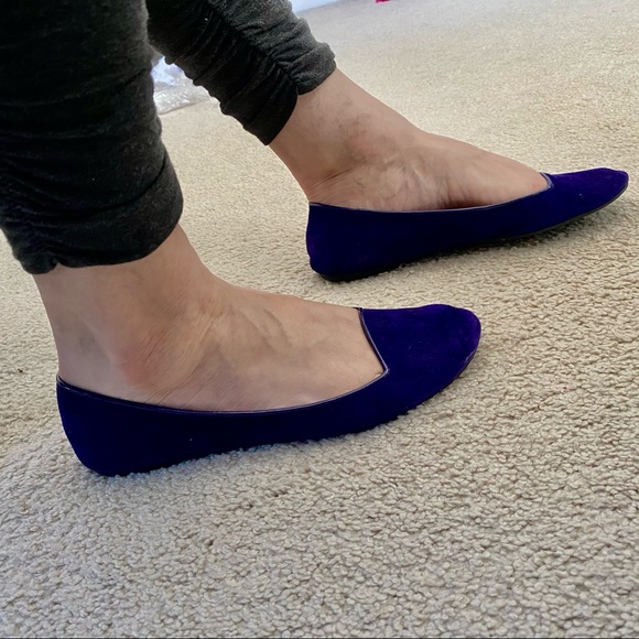 Aldo Purple Leather Loafers/Flats, size 8.5 - Picture 2 of 7